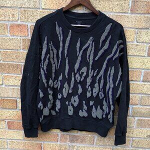 All Saints Scar Crewneck Sweater Medium